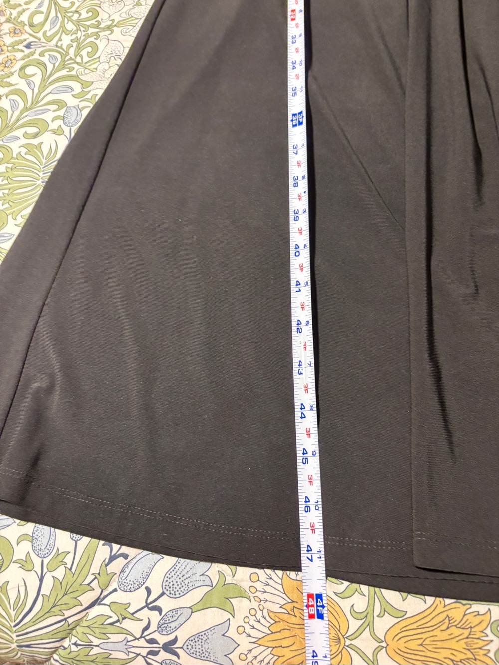MSK Black V-Neck Midi Dress with Short Sleeves S - Picture 12 of 13